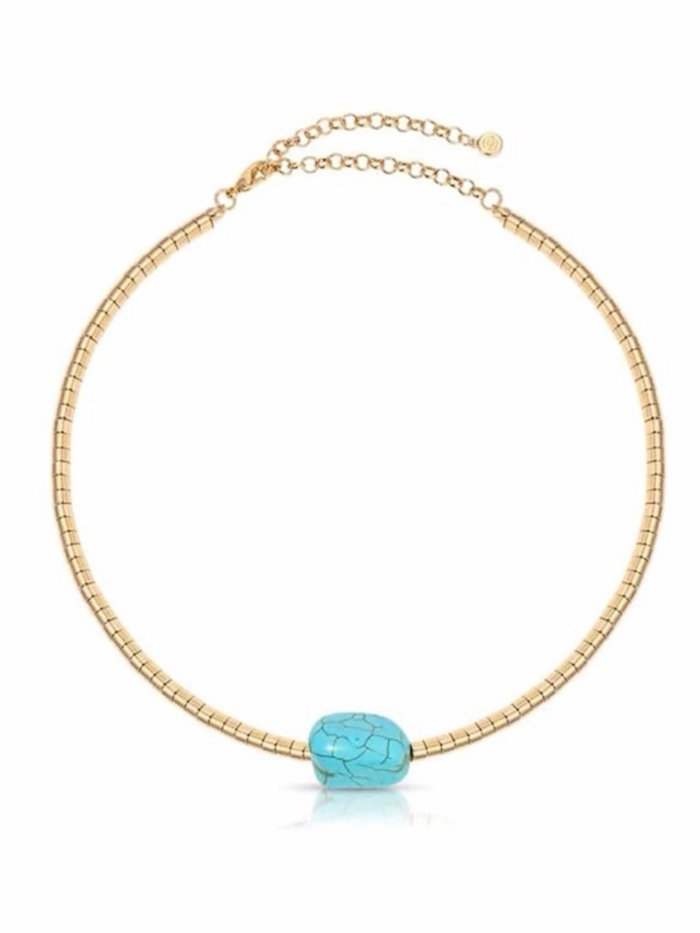 NWT ⚜️🩵⚜️ House Of Harlow 1960 Reconstituted Turquoise Charm Collar. Necklace
